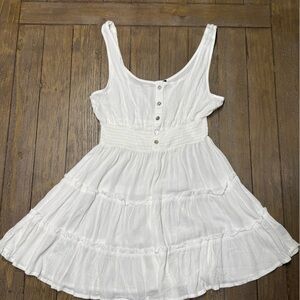 New Look White Textured Dress